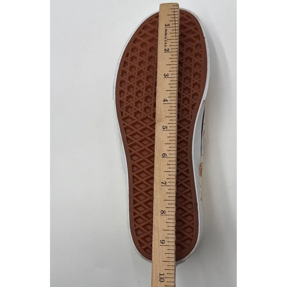Vans Classic Slip-On Desert Vibes Turtledove Cactus Cow Skull Men 7 Women 8.5